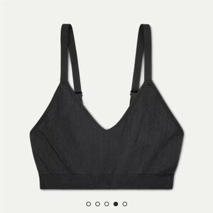 NWOT 1X Bomba’s seamless scoop bralette - black
